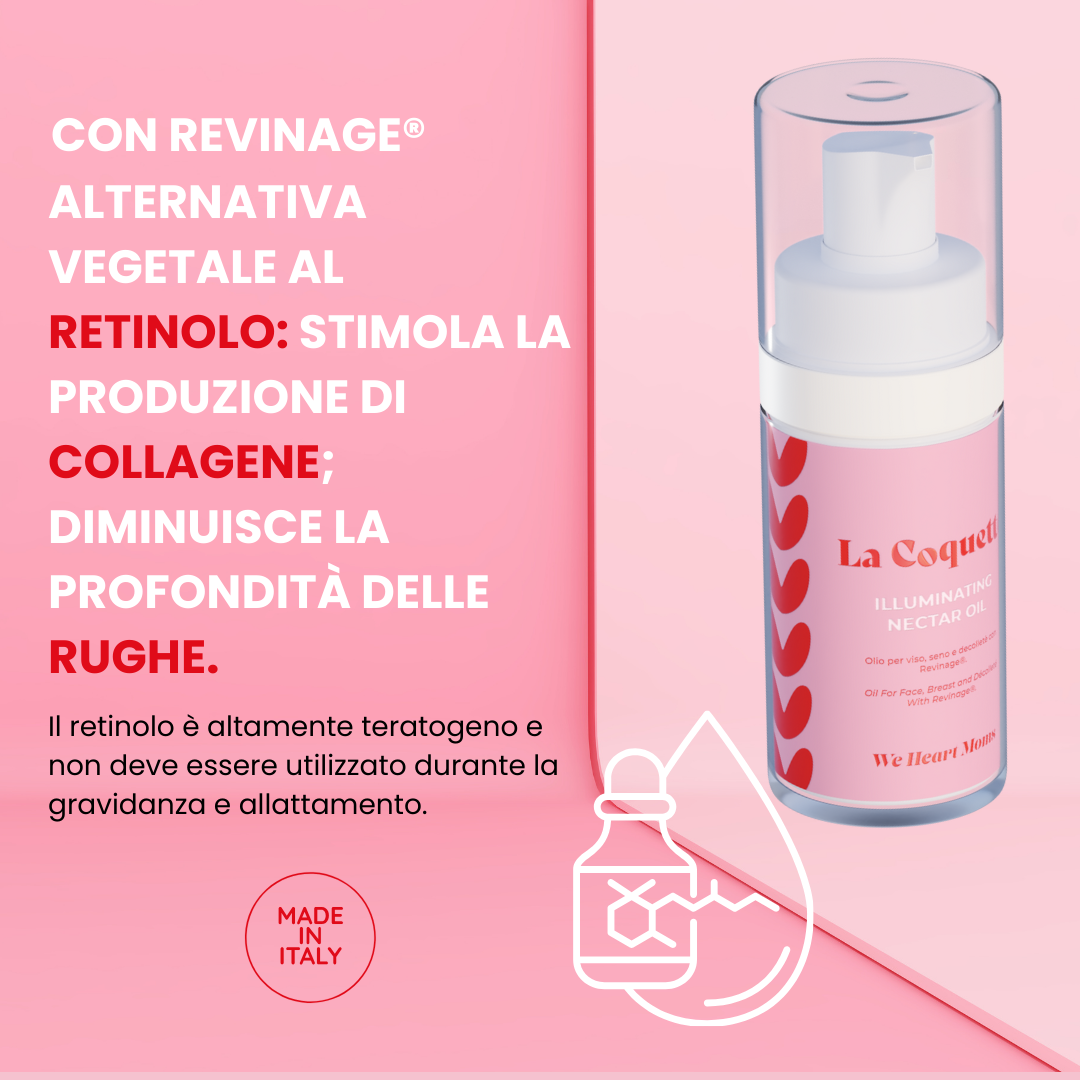 La coquette Illuminating nectar Oli fronte Olio Viso Seno e Décolleté specifico  per Gravidanza e Allattamento